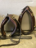 Antique Carriage Horse Harness Saddle and Collar