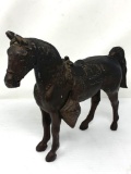Vintage Western Horse Figurine with Saddle