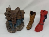 Western/Cowboy Collectibles, Boots and Saddle