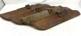 Antique Wooden Miniature Sled Runners