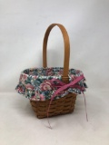 Longaberger Basket, Signed