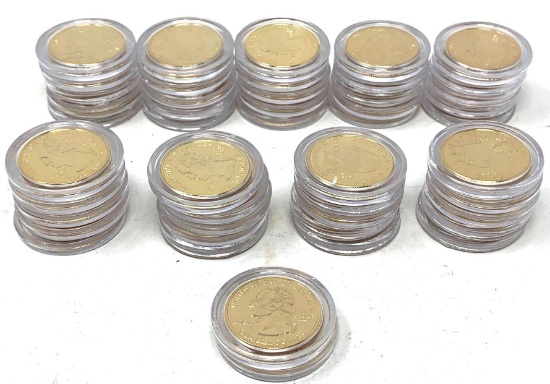 Collector Mint Series Gold Plated State Quarters
