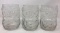 Three Glass Snowman Mugs