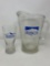 Glass Busch Beer Pitcher and Glass