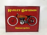 Harley-Davidson Motorcyles Porcleain Enameled Sign