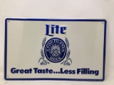 Miller Lite Advertisement Sign