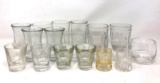 Assorted Small Drinking Glasses and Shot Glasses