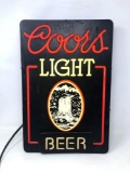 Coor's Light Lit Up Advertisement