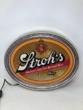 Stroh's Beer Light Up Advertisement Sign