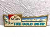 Schmidt's Beer Advertisement Sign