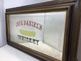 Jack Daniel's Whiskey Mirror Advertisement