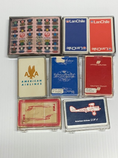 Vintage Airline Playing Cards