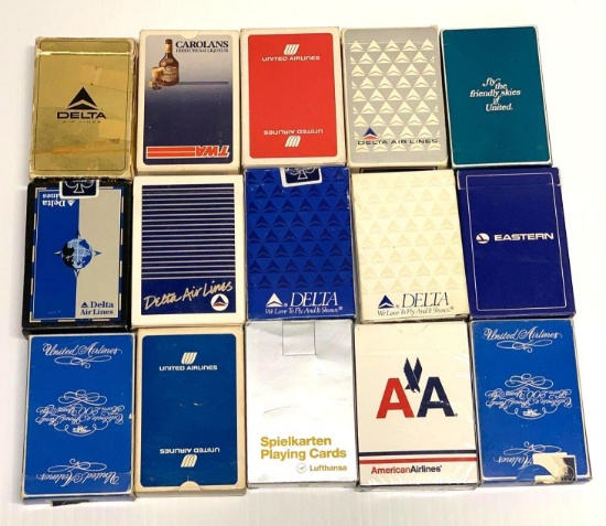 Vintage Airline Playing Cards