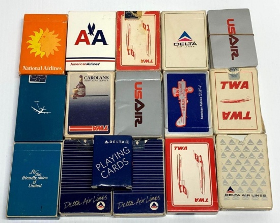 Vintage Airline Playing Cards