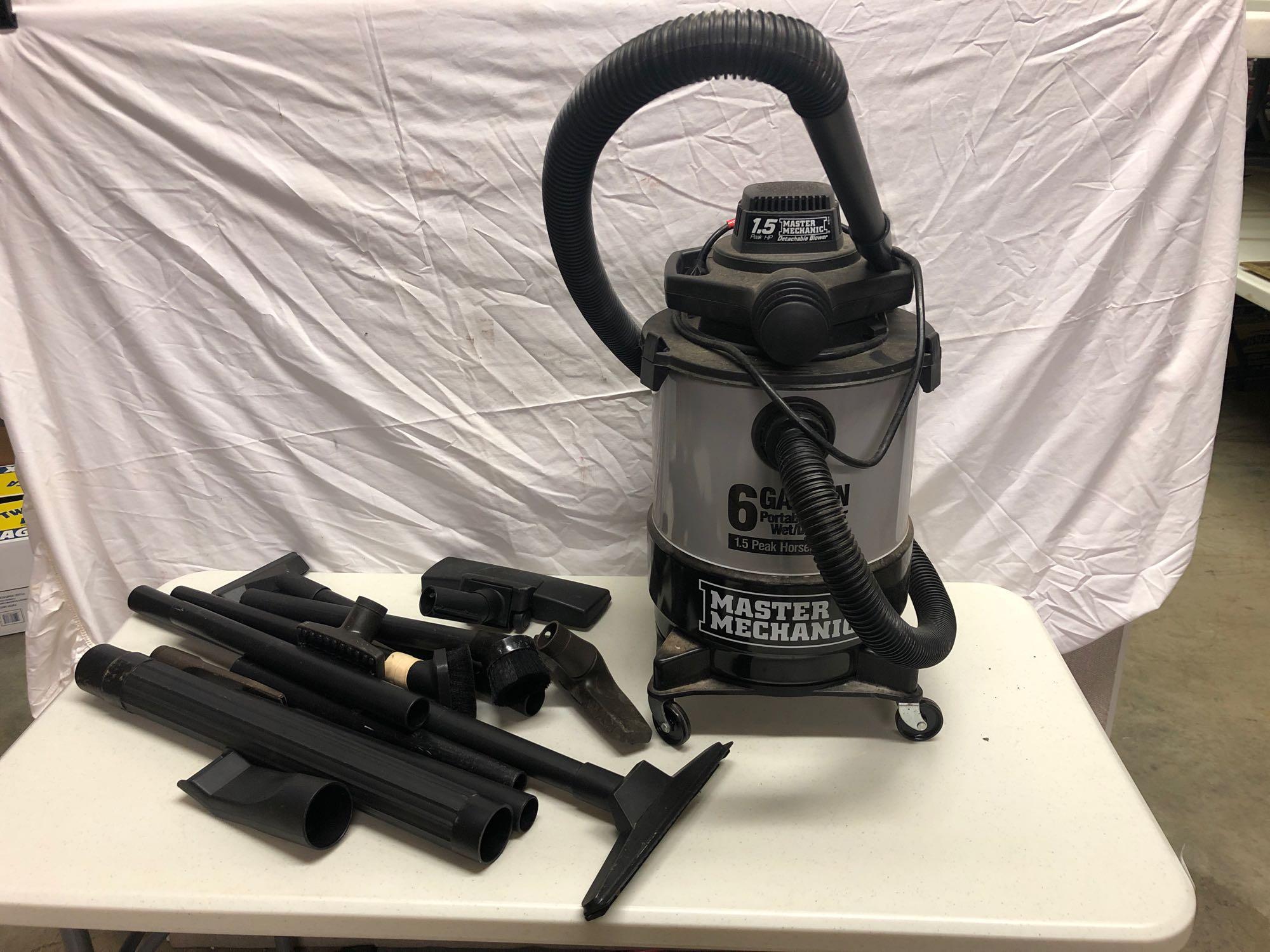 Master Mechanic 6 gallon Wet Dry Vac Proxibid