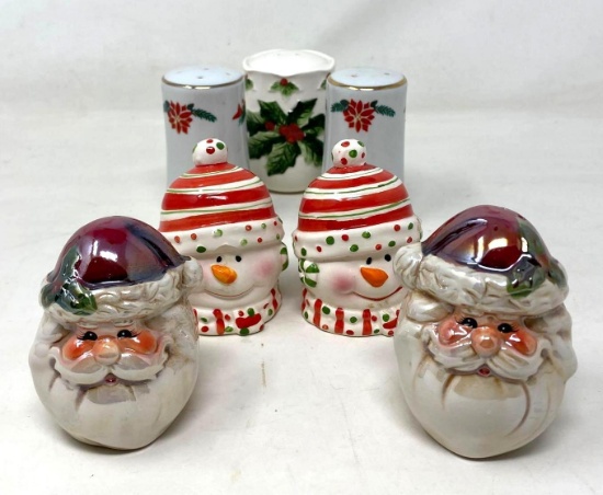 Christmas Decorations, S & P shakers