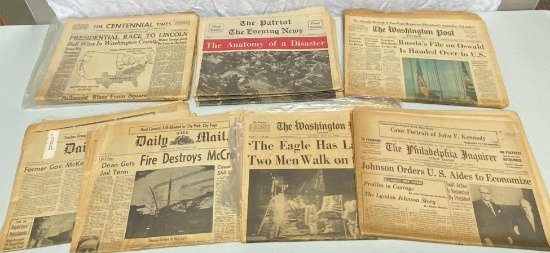 Historical Ephemera, 1960's and 1970's Newspapers