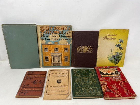 Antique, Vintage Books, Poetry and Story
