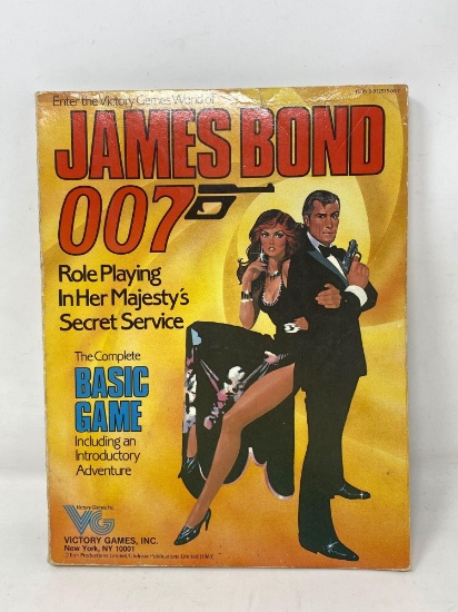Vintage JAMES BOND 007, Role Playing Game Book