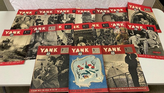 Historical Ephemera, YANK Magazines, Mid 1940's