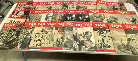 Historical Ephemera, YANK Magazines, Mid 1940's