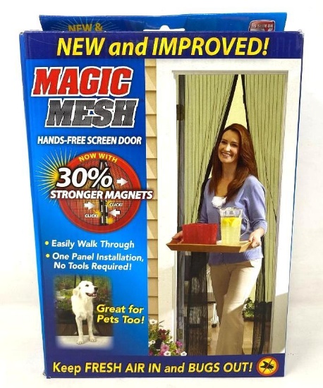 NEW Magic Mesh Screen Door