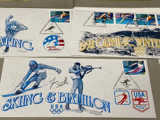 Olympics First Day Cover Stamps