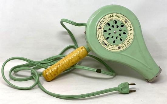 Vintage Retro Hand Held Hairdryer