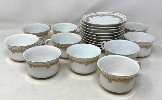 Decorated Tea cup and saucer set