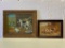 2 Framed Dog Prints, Jack Russells and Setters