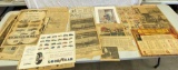 Vintage Automobile Newspaper Advertisements