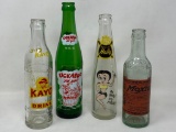 4 Vintage Drink Bottles