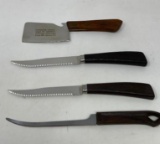 4 Knives including 1 from Patriotic Order Sons Of America Convention