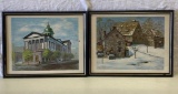 2 Framed Prints by Madge Smith