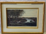 Framed Print of Philadelphia From Belmont 1873 Scene, R. Hinshelwood