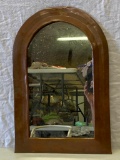 Metal Framed Arched Mirror