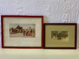 Two Vintage Framed Prints