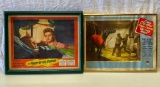 2 Vintage Framed Movie Posters