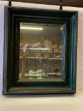 Framed Beveled Edge Wall Mirror with 