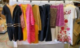 Vintage Clothing, Dresses, House Coat, Skirts, etc.
