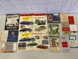 Vintage 1960's Automobalia Ephemera, Books, Advertisements