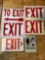 EXIT and Restroom Signs