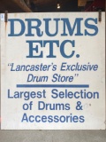 DRUMS, Etc. Store sign