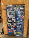 Galvanized Metal Door with Music Stickers