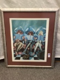Framed Print, matted and Signed