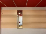 Slat Board and Plate Glass Mirror