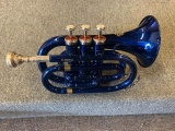 Like NEW Pocket Trumpet with case