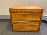 Wooden Horizontal File Cabinet