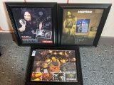Framed Autographed Band Photos