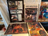 Framed Promotional Posters and MUSIC Magazine Article